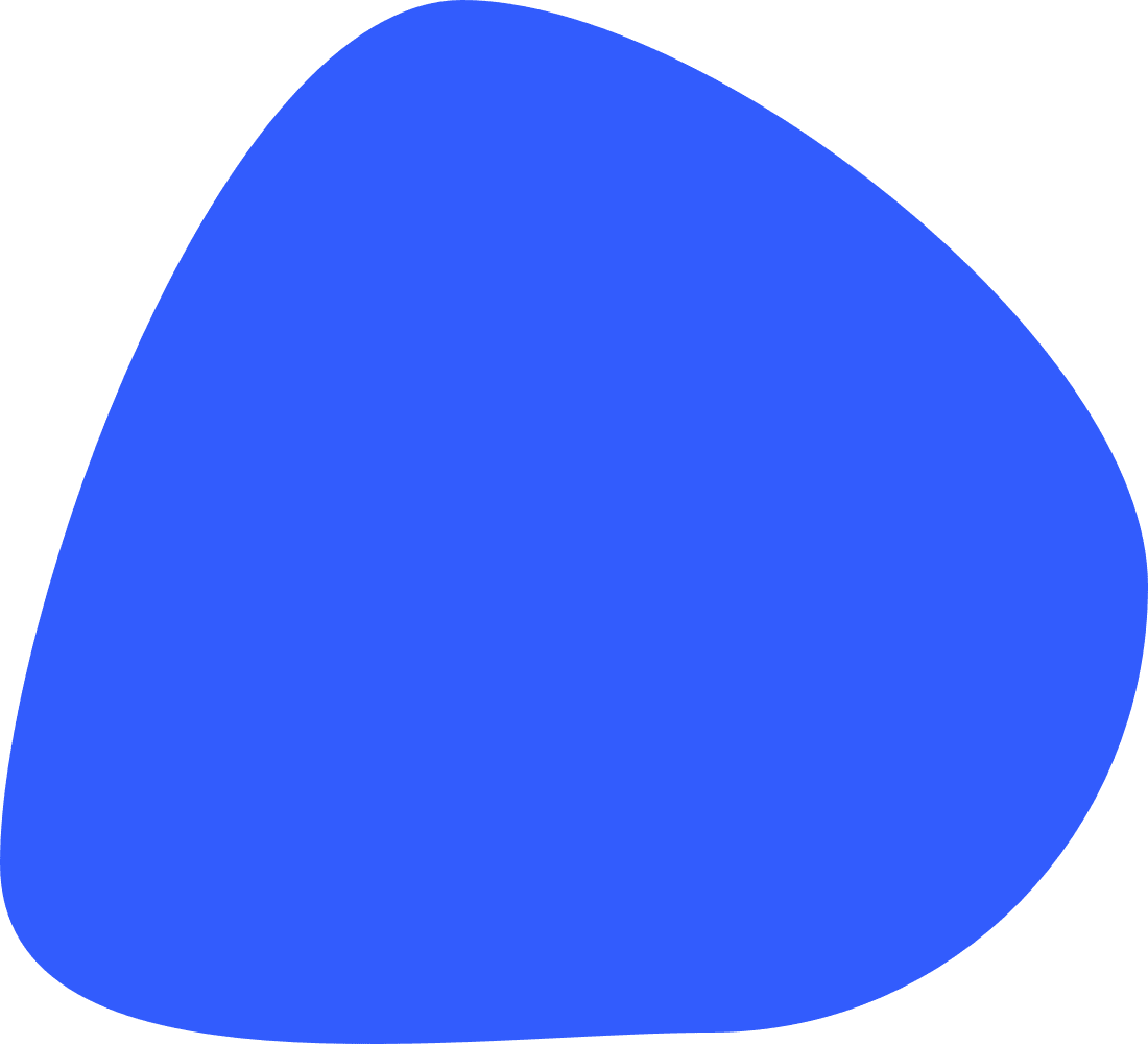 A blue circle purely for decorative purposes