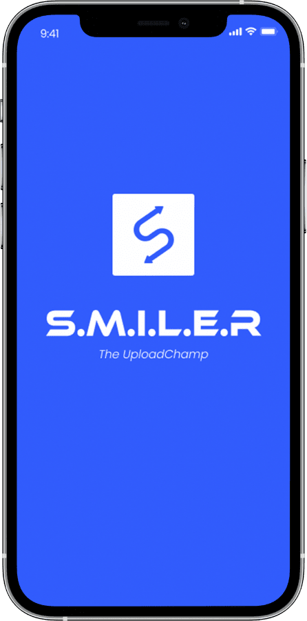 The landing or splash screen of the app showing the app logo