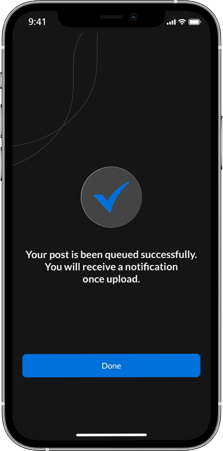 An Image of a screen from the app